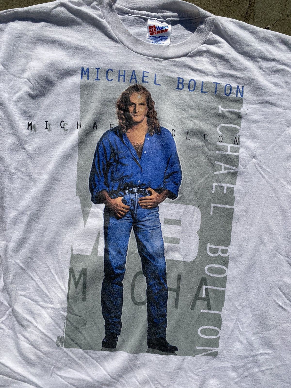 Band Tees × Vintage Michael Bolton 1994 World Tour Tee Size US L / EU 52-54 / 3 - 3 Thumbnail