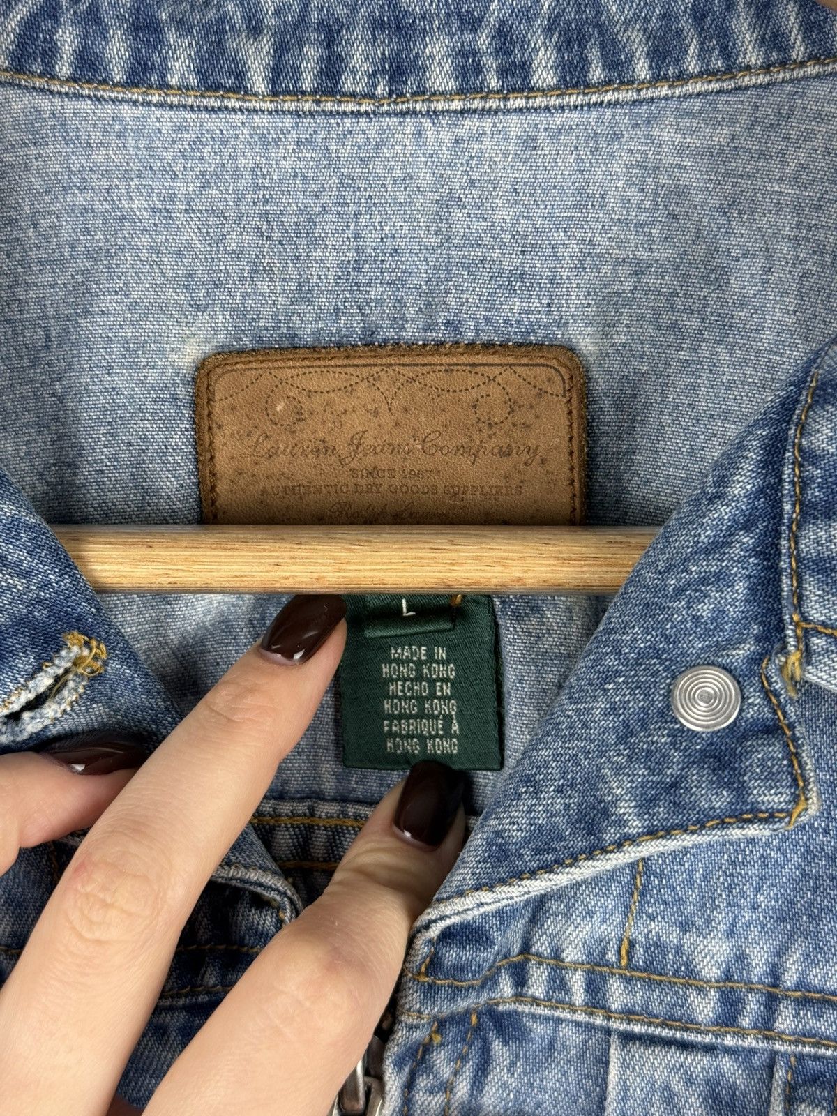 Ralph Lauren Ralph Lauren Jeans Co Vintage Denim Full Zip Western Jacket Size L / US 10 / IT 46 - 11 Thumbnail