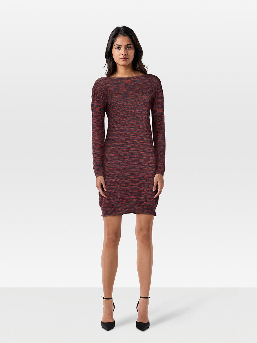 Maje Mini Knit Long Sleeve Dress Size M / US 6-8 / IT 42-44 - 1 Thumbnail
