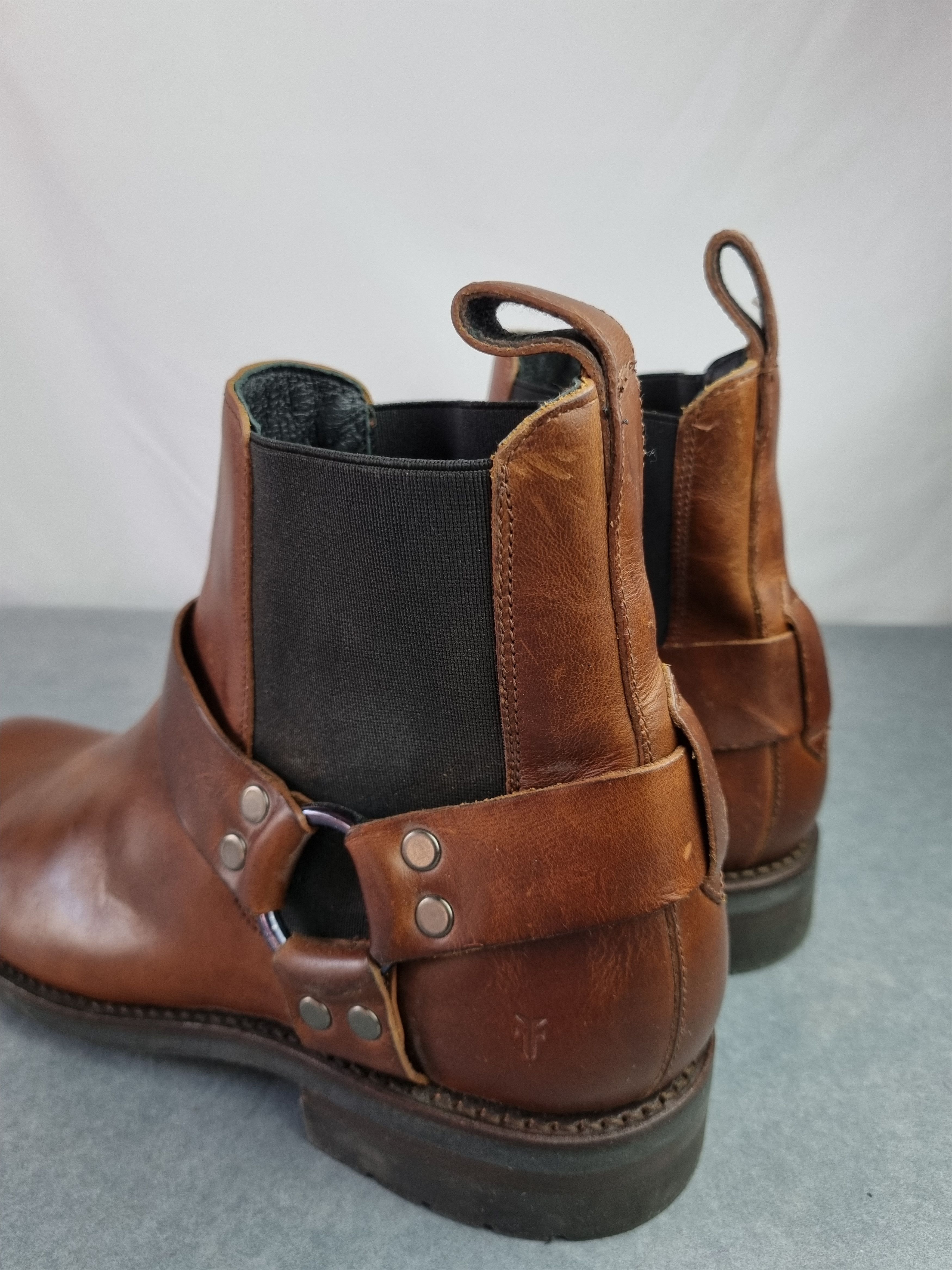 Frye × Vibram Frye Mexican Cowboy Leather Vibram Resist-Oil Boots Size US 9.5 / EU 42-43 - 16 Thumbnail