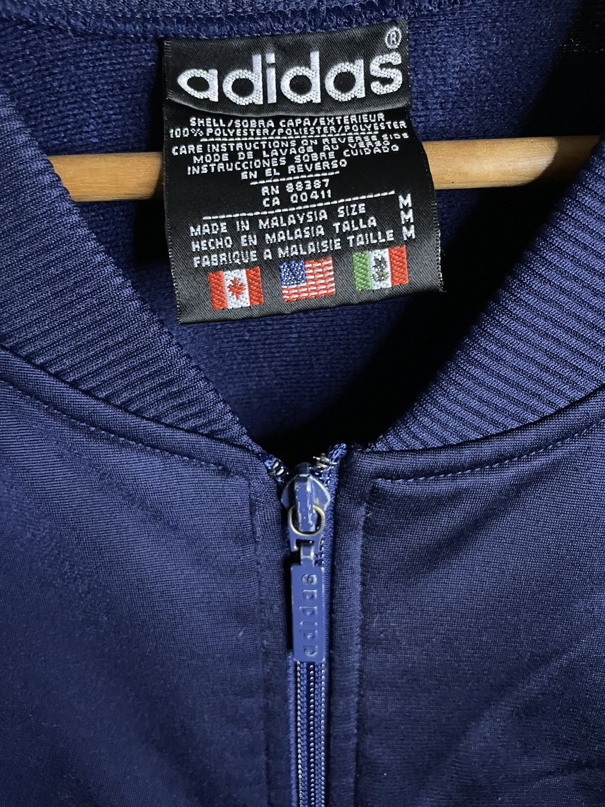 Adidas Y2K adidas Zip up sweatshirt Size US M / EU 48-50 / 2 - 3 Thumbnail