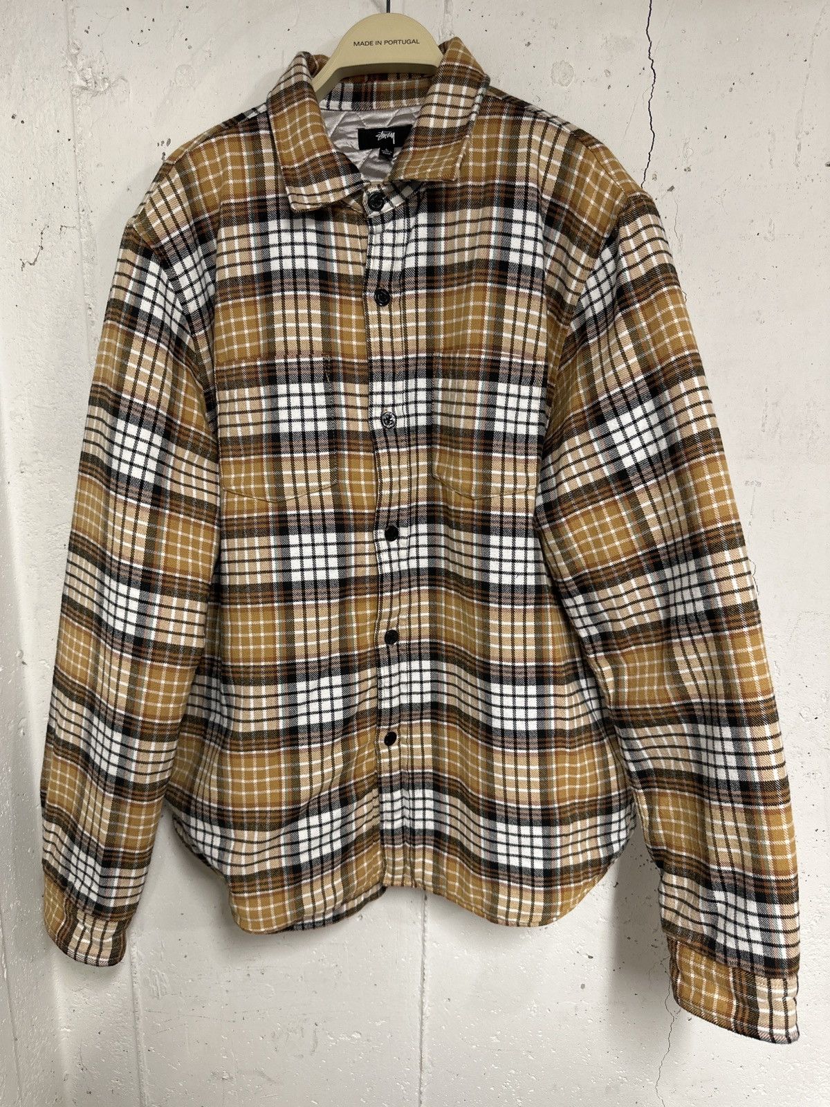 Stussy STUSSY QUILTED LINED PLAID SHIRT Size US L / EU 52-54 / 3 - 2 Thumbnail