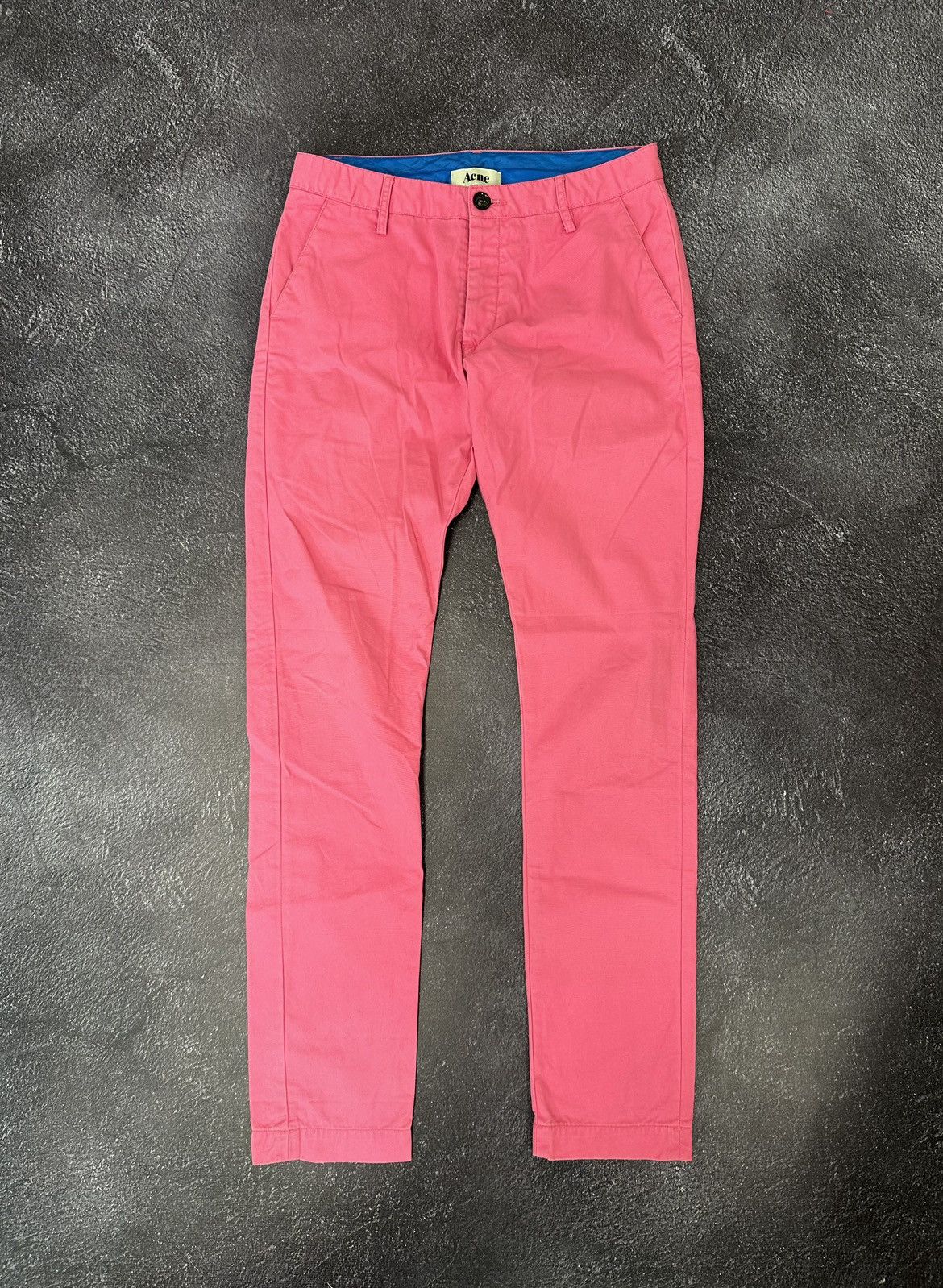 Acne Studios Vintage Acne Studios Designer Joy Strong Pink Opium Pants Size US 30 / EU 46 - 1 Thumbnail