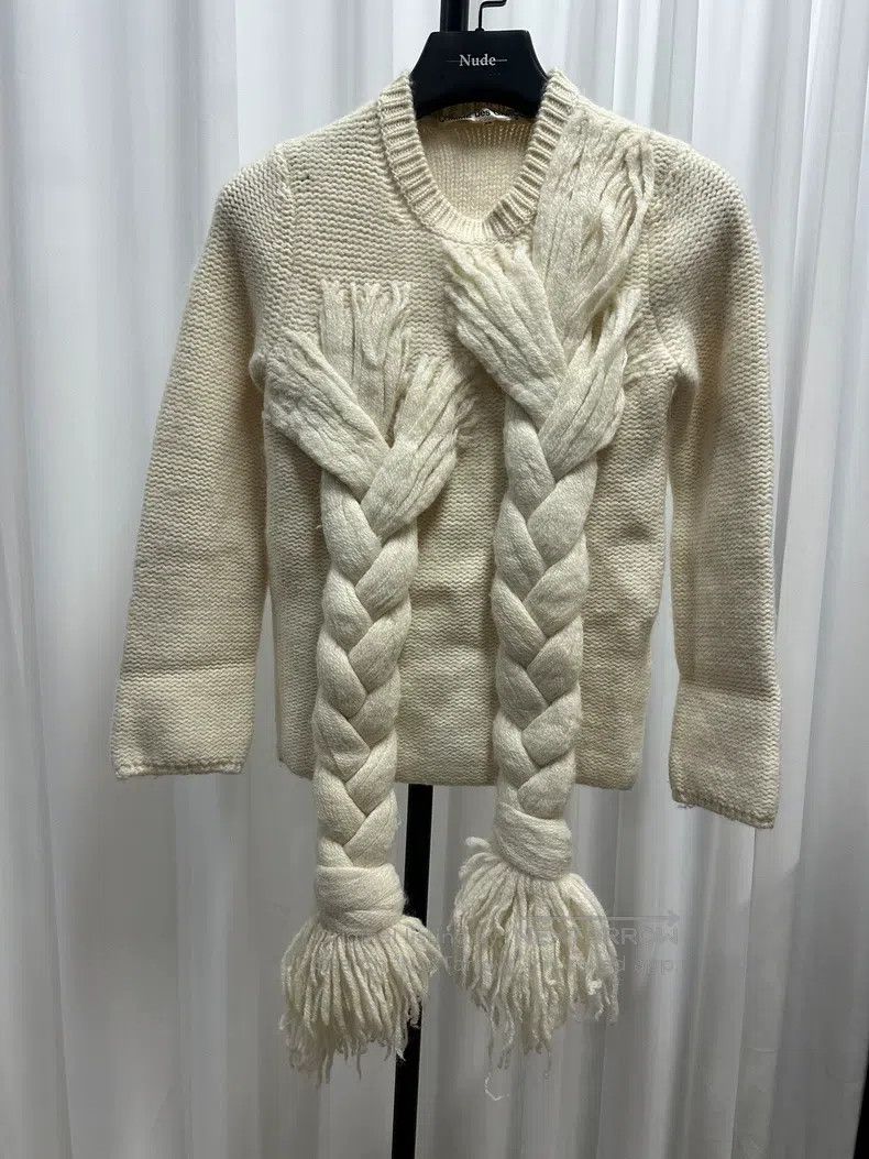Comme des Garcons Comme des Garcons Braided wool sweater Size XS / US 0-2 / IT 36-38 - 1 Thumbnail