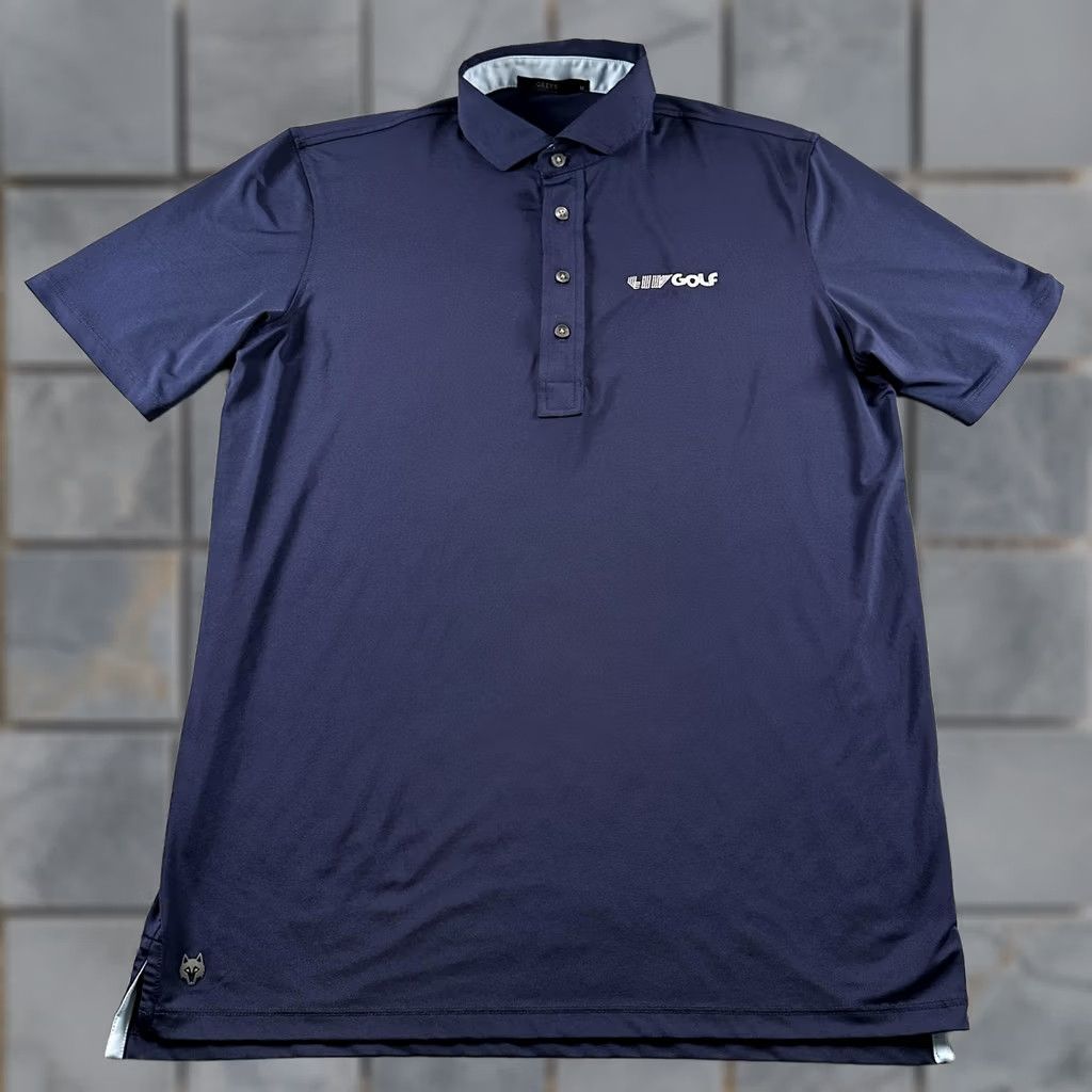 Vintage Greyson LIV Golf Polo Shirt Mens Medium Blue Stretch Performance Athletic Size US M / EU 48-50 / 2 - 1 Thumbnail