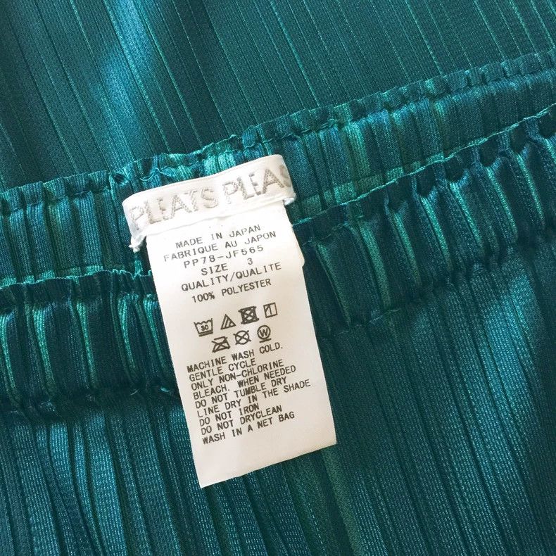 Issey Miyake issey miyake size:3 Green pleated pants 2505-Nextarrow Size 32" / US 10 / IT 46 - 5 Thumbnail