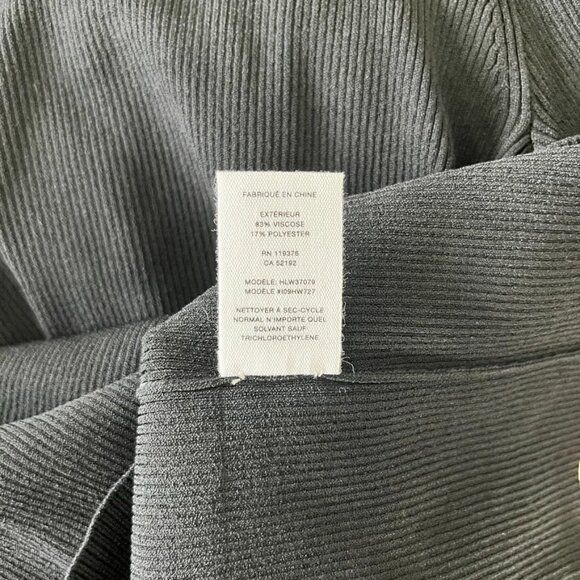 Helmut Lang Helmut Lang Ribbed Slash Shoulder Sleeve Mock Neck Top Size S / US 4 / IT 40 - 9 Thumbnail