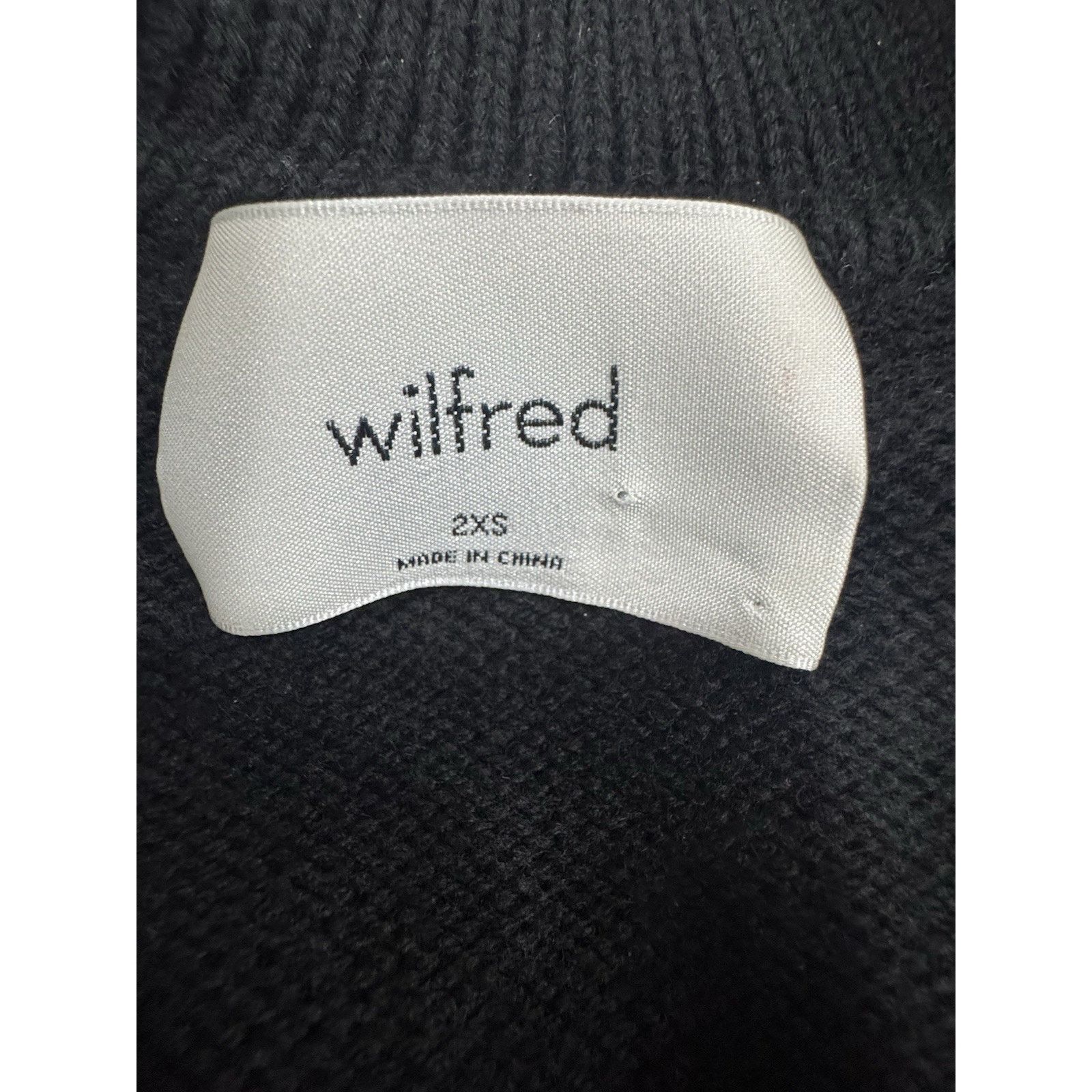 Aritzia Wilfred Aritzia Clara Merino Wool Waist Crop Sweater Size2xs Size XXS / US 00 / IT 34 - 4 Thumbnail