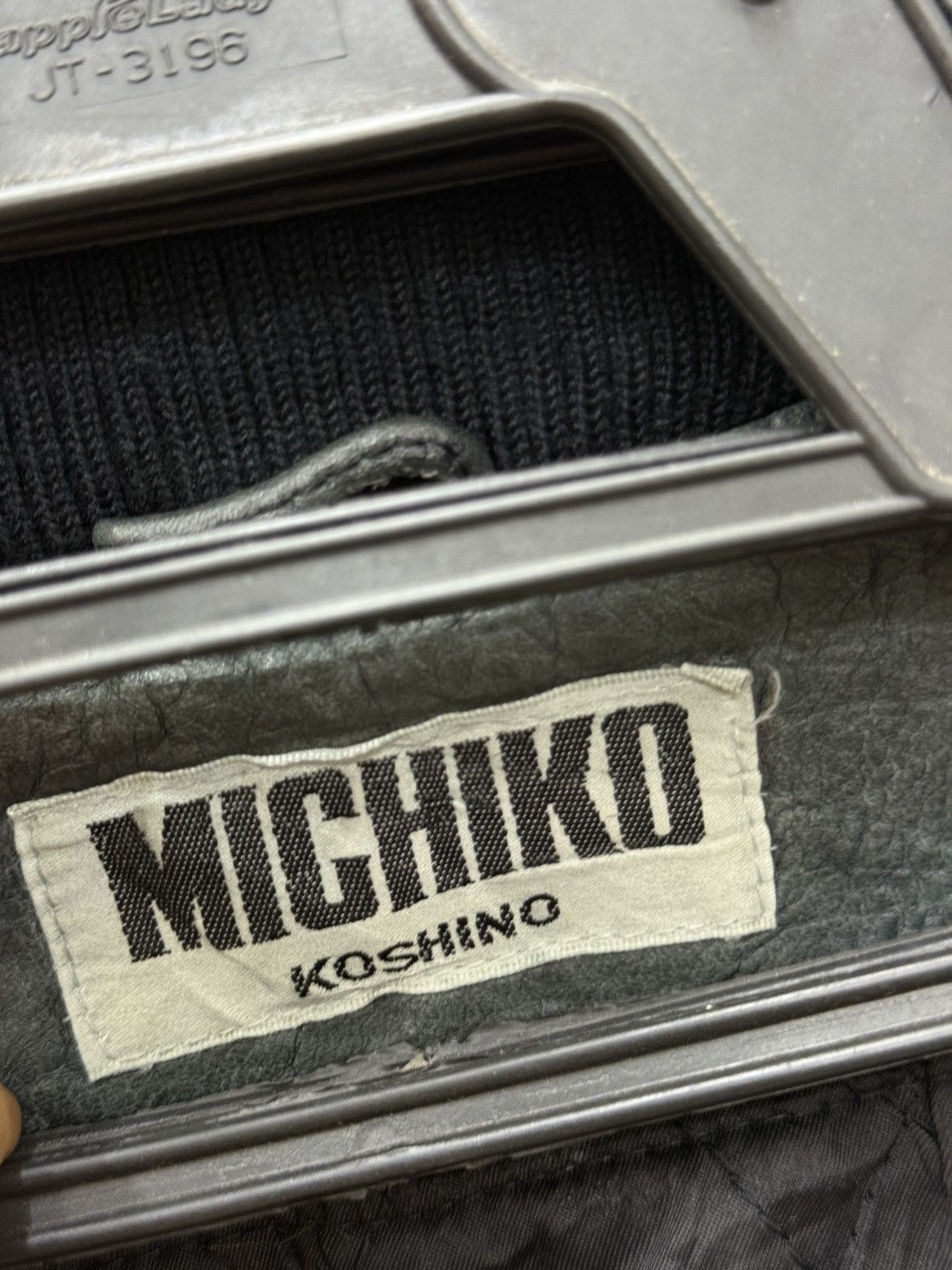 Michiko Koshino 🔥🔥🔥ARCHIVE VINTAGE MICHIKO KOSHINO BOMBER LEATHER JACKET Size US M / EU 48-50 / 2 - 8 Thumbnail