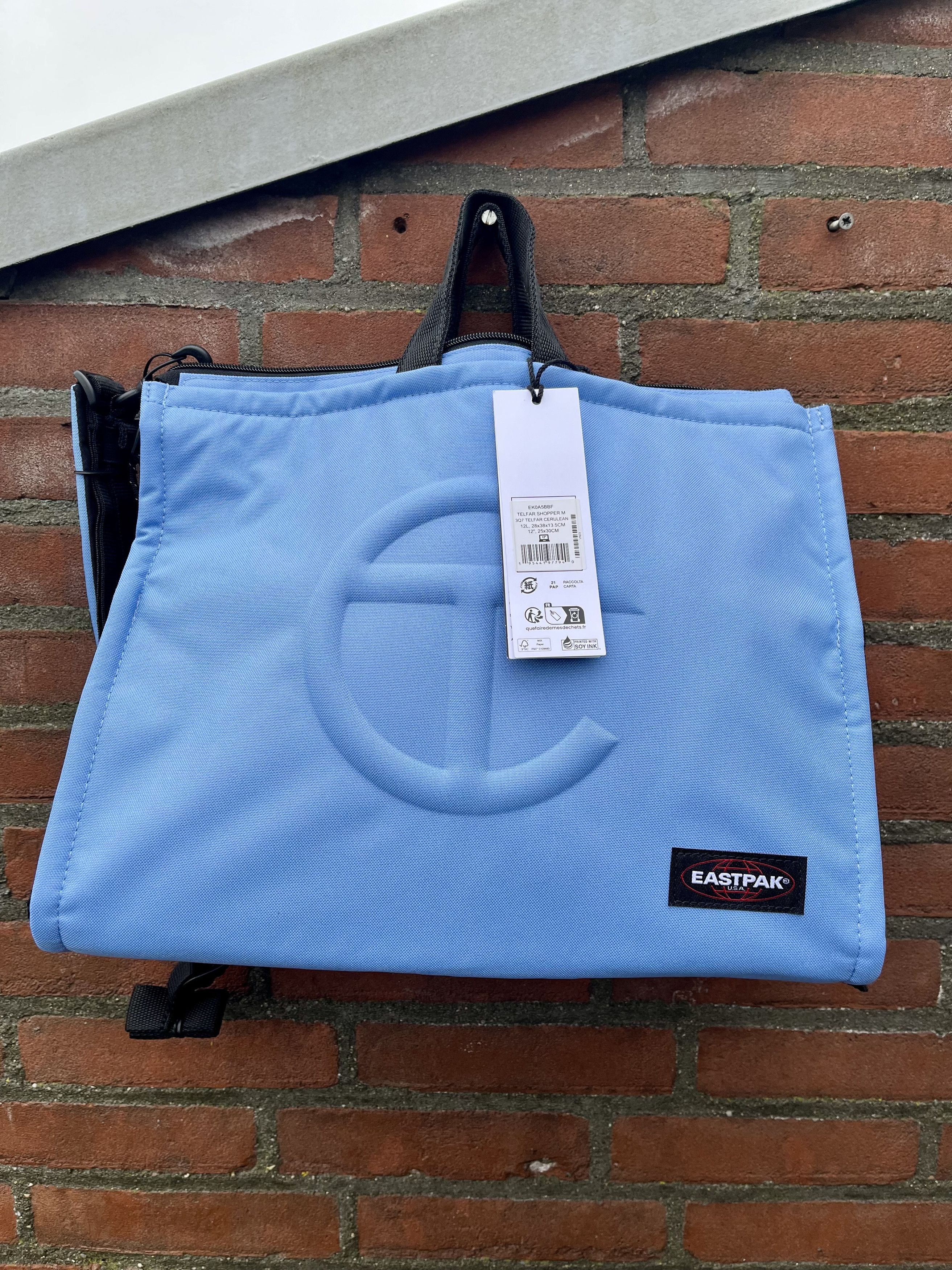 Eastpak × Telfar Medium shopper blue tote bag backpack new Size ONE SIZE - 1 Thumbnail
