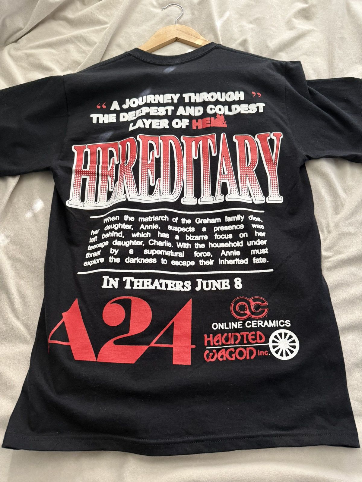 A24 × Online Ceramics Online Ceramics A24 Hereditary T-Shirt Size US M / EU 48-50 / 2 - 2 Thumbnail