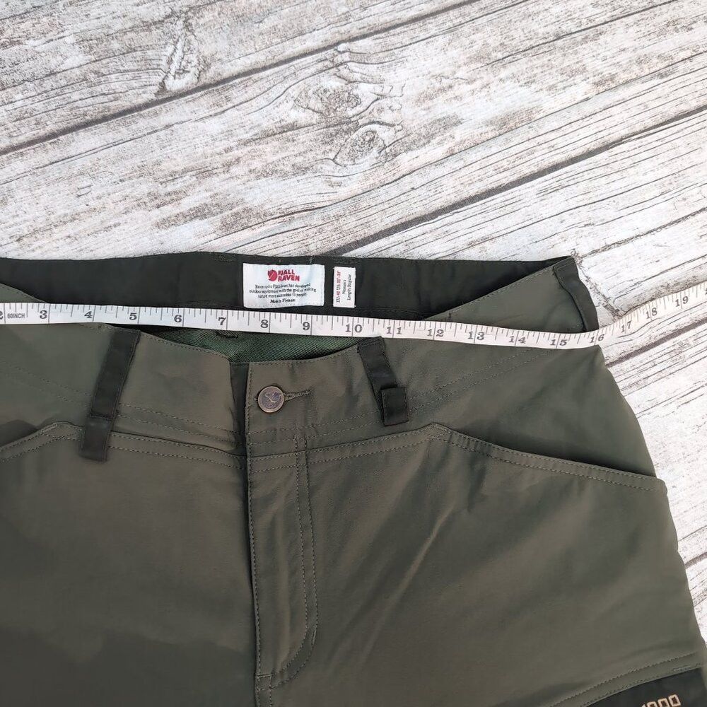 Fjallraven Fjällräven Keb Trousers Green G-1000 Trekking Hiking Pants Size 34" / US 12 / IT 48 - 8 Thumbnail