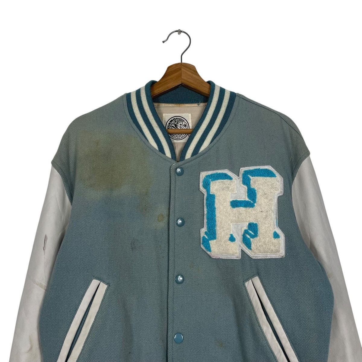 Hysteric Glamour Vtg Hysteric Glamour Leather Varsity Jacket Size US M / EU 48-50 / 2 - 4 Thumbnail