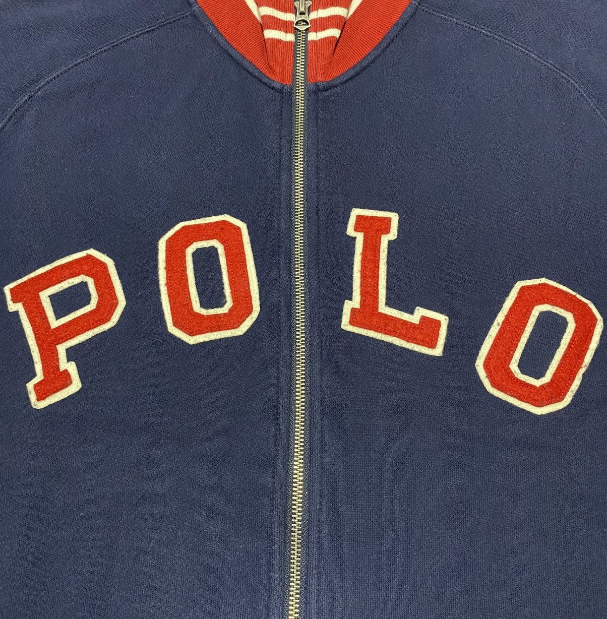 Polo Ralph Lauren Vintage Polo Ralph Lauren Track Jacket Sweatshirt Full Zip Size US XL / EU 56 / 4 - 3 Thumbnail