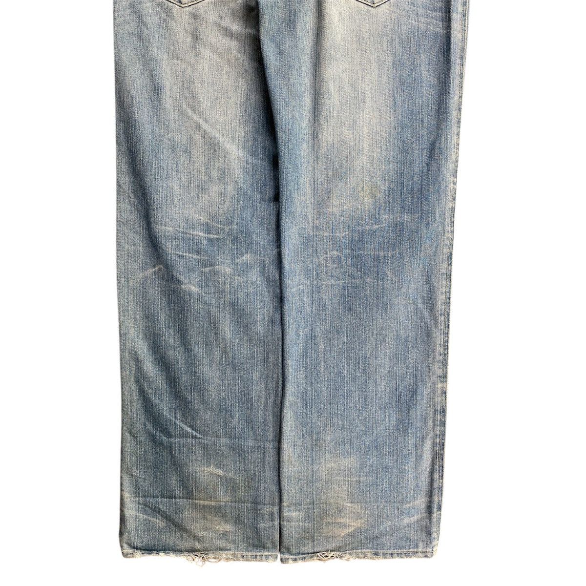 Hysteric Glamour Massive Squad Distressed Like Sashiko Boro Denim Jeans Size US 33 - 7 Thumbnail