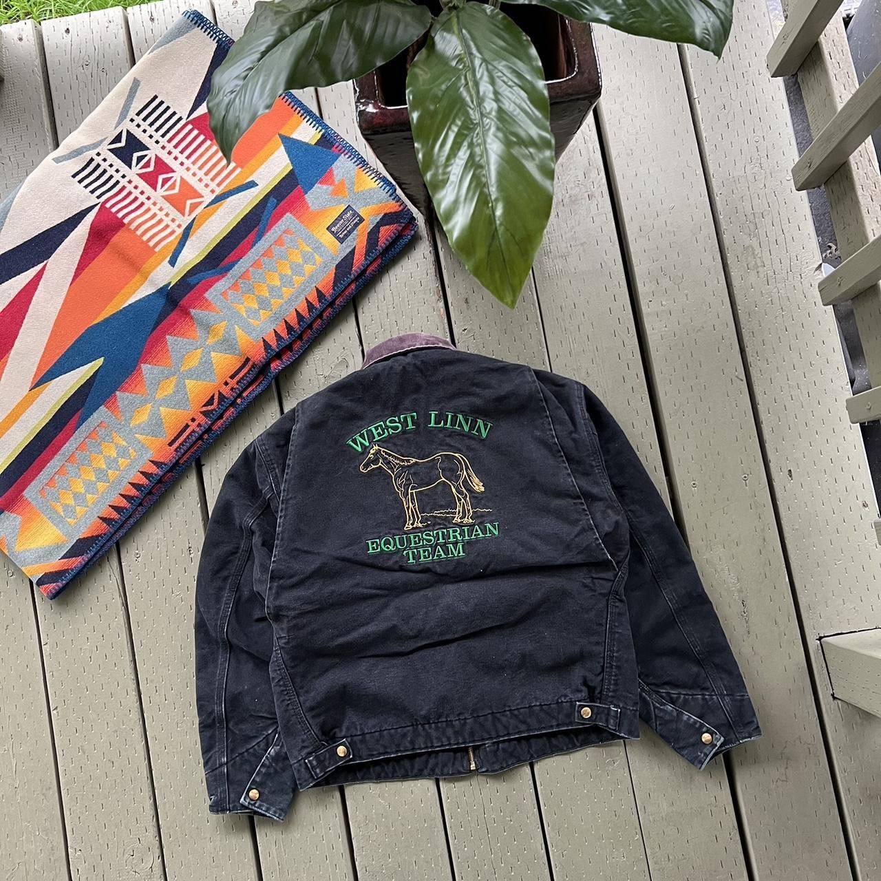 Carhartt × Vintage Vintage Carhartt Detroit Jacket Crazy Distressed Size US XL / EU 56 / 4 - 4 Thumbnail