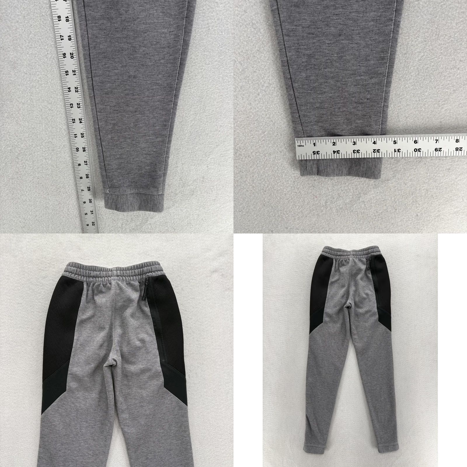Nike Nike Dri-Fit Pants Mens XS Gray French Terry Joggers Slim Tapered Pockets Zip Pocket Athletic Gym Running Jogging Size US 27 - 8 Thumbnail