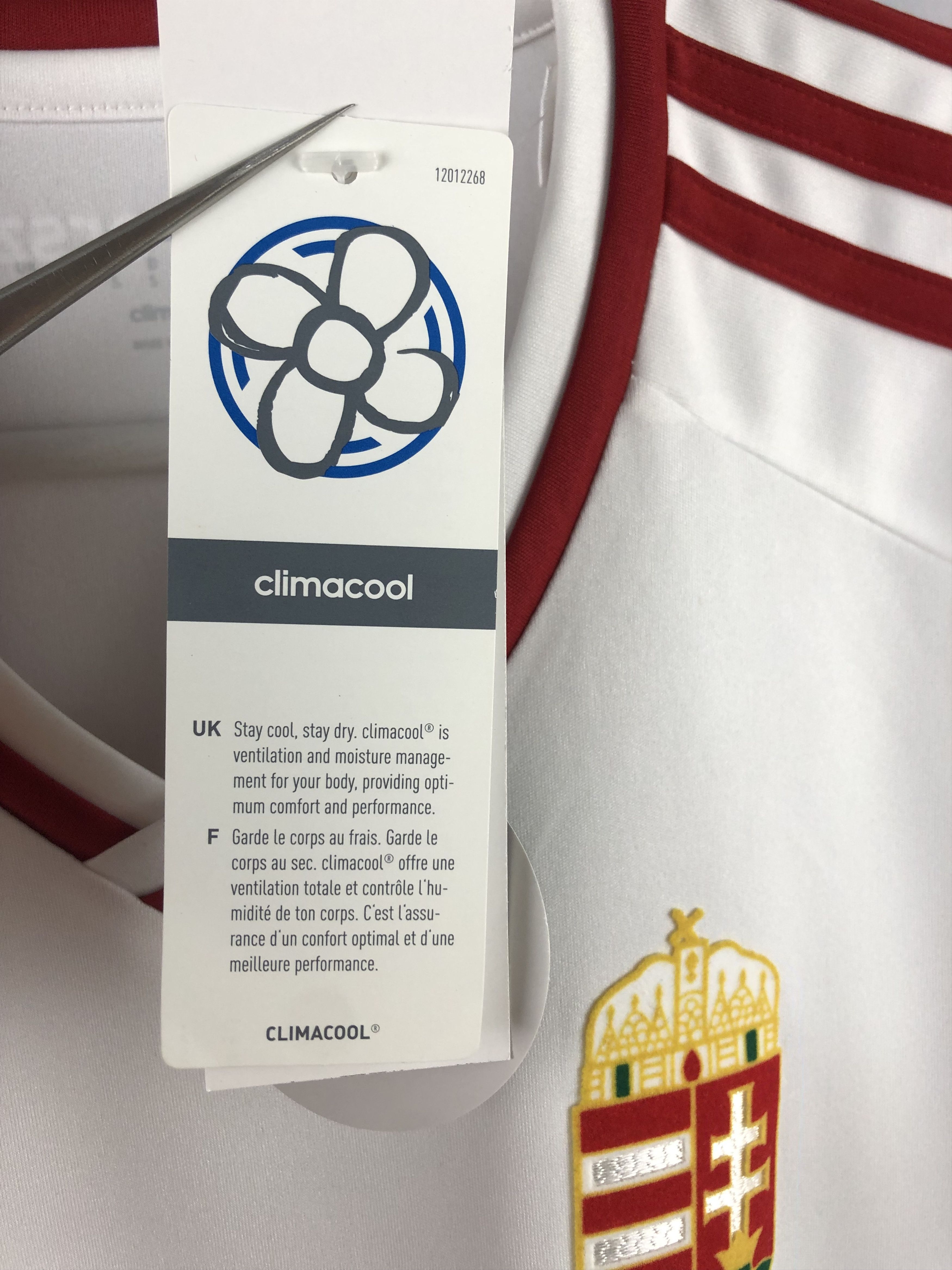 Adidas Hungary football shirt Soccer Jersey New Trikot Tee Hype Size US S / EU 44-46 / 1 - 10 Thumbnail