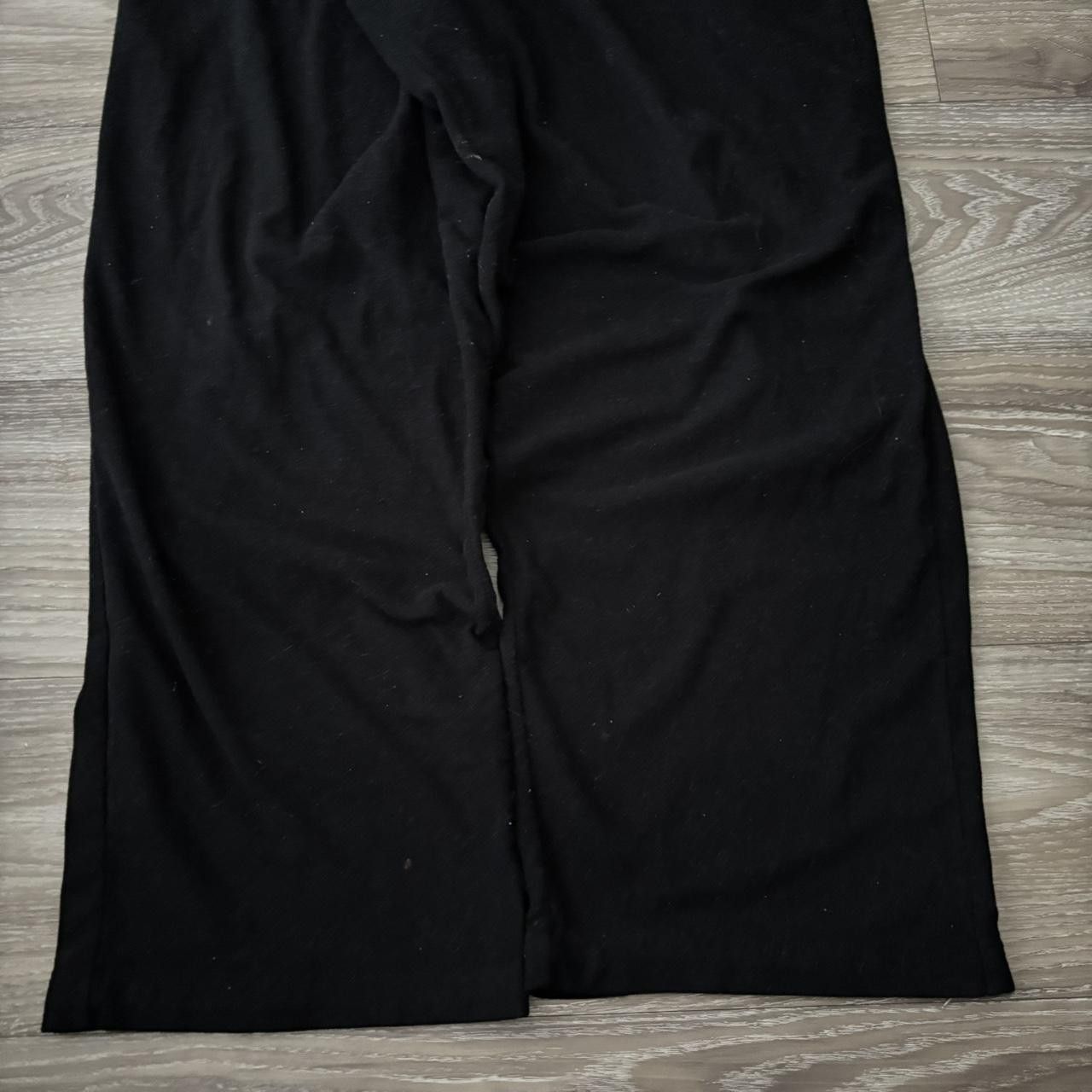 Vintage Crazy Vintage Y2K/2000s Baggy Black Fleece Cozy Skater Sweatpants! Fits L Size US 36 / EU 52 - 4 Thumbnail
