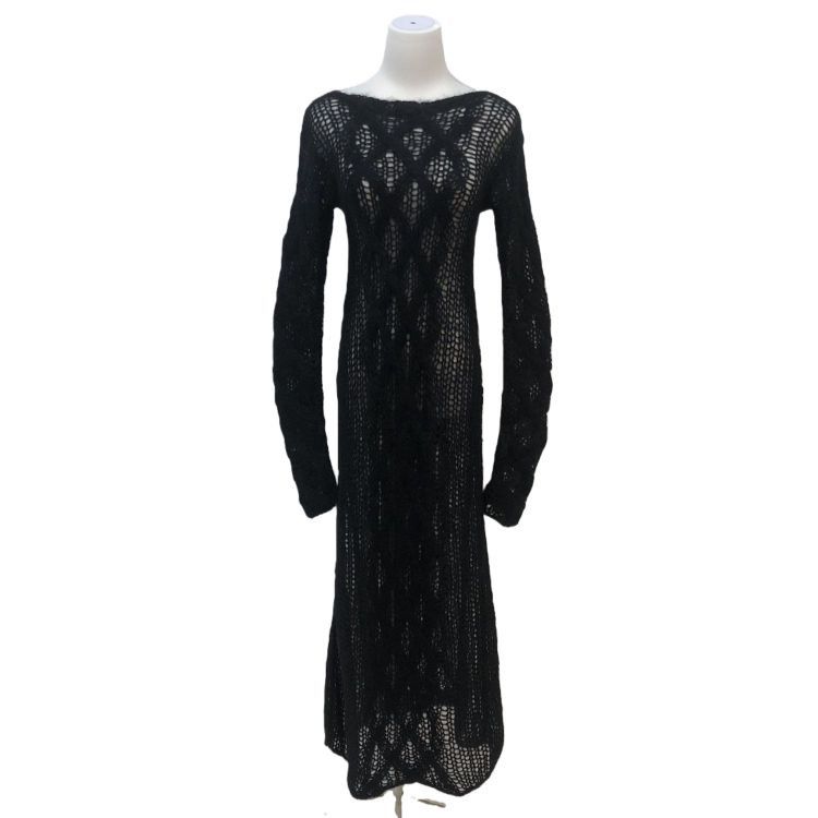 Miu Miu Miu Miu Mohair Open Knit Midi Dress Size 36 Size XS / US 0-2 / IT 36-38 - 1 Thumbnail