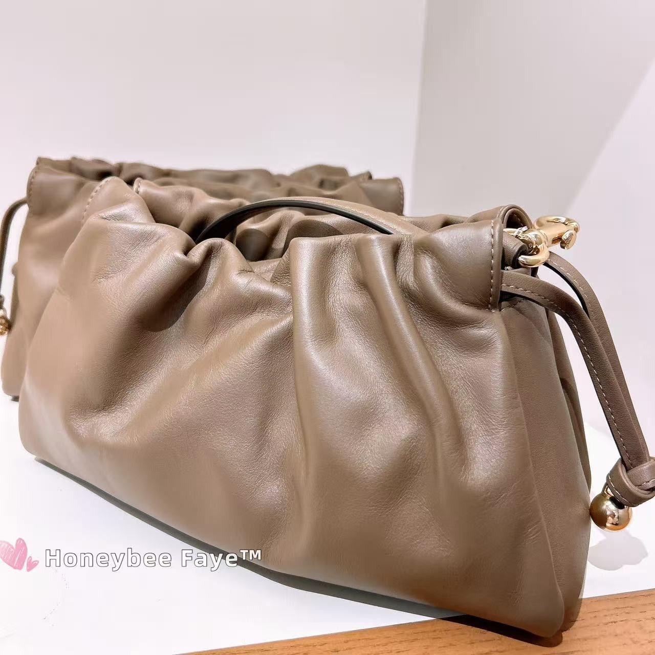 Coach Faye Shoulder Bag With Ruching CV529 Size ONE SIZE - 2 Thumbnail