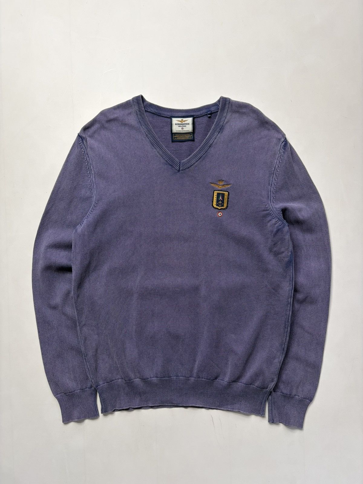 Aeronautica Militare V neck pullover