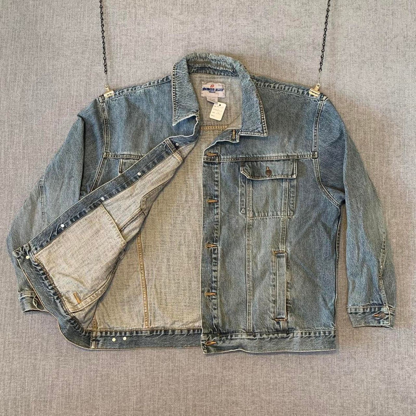 Anchor Blue Y2K Anchor Blue Denim Jacket Size US XXL / EU 58 / 5 - 2 Thumbnail