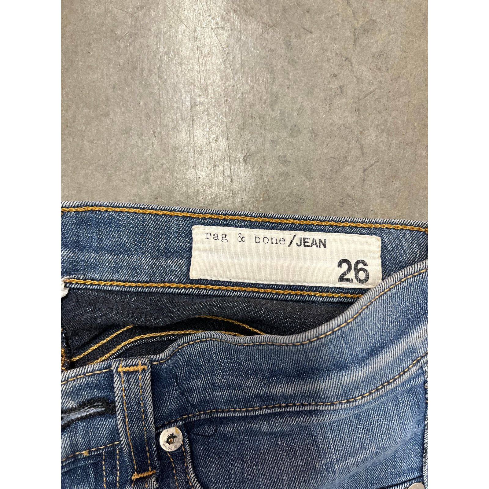 Rag & Bone Rag & Bone - Skinny Jeans in Joshua Wash / size 26 Size 26" / US 2 / IT 38 - 4 Thumbnail