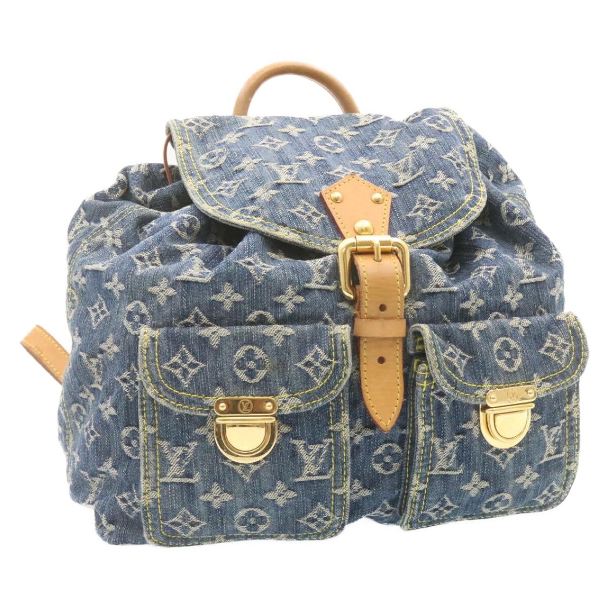 Louis Vuitton Louis Vuitton Discovery Backpack Monogram Denim Size ONE SIZE - 1 Thumbnail