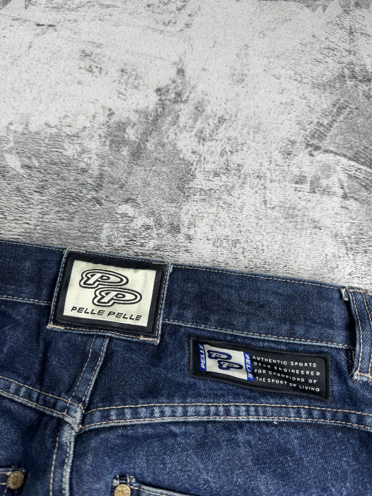 Pelle Pelle PELLE PELLE DENIM RAP HIP HOP BAGGY CARPENTER 90S JEANS PANTS Size US 30 / EU 46 - 11 Thumbnail