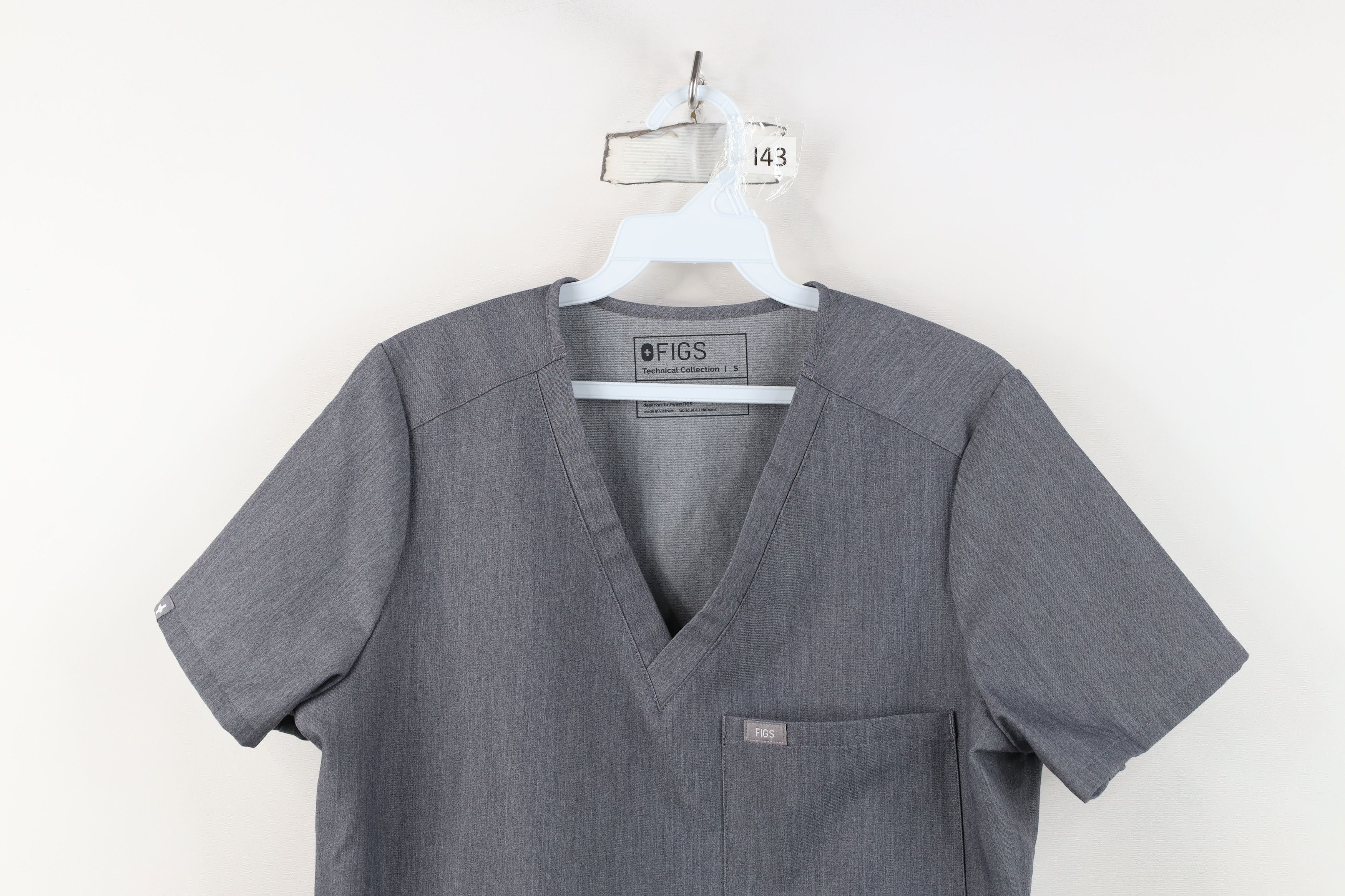 Vintage Figs Technical Collection Short Sleeve Nurse Hospital Shirt Size S / US 4 / IT 40 - 2 Thumbnail