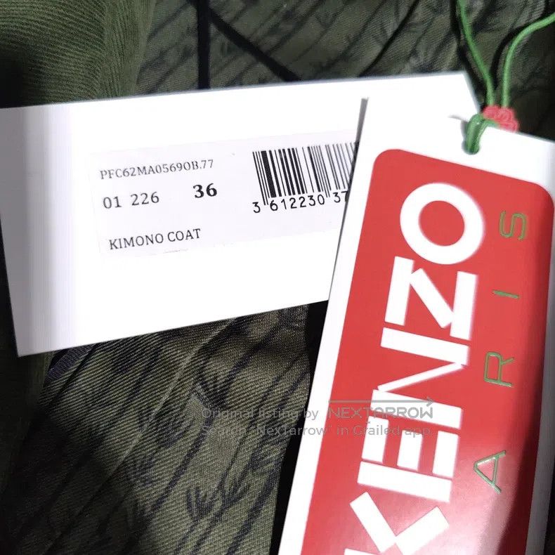 Kenzo Kenzo EAST MEETS WEST Series Women's Kimono Jacket Size XS / US 0-2 / IT 36-38 - 5 Thumbnail