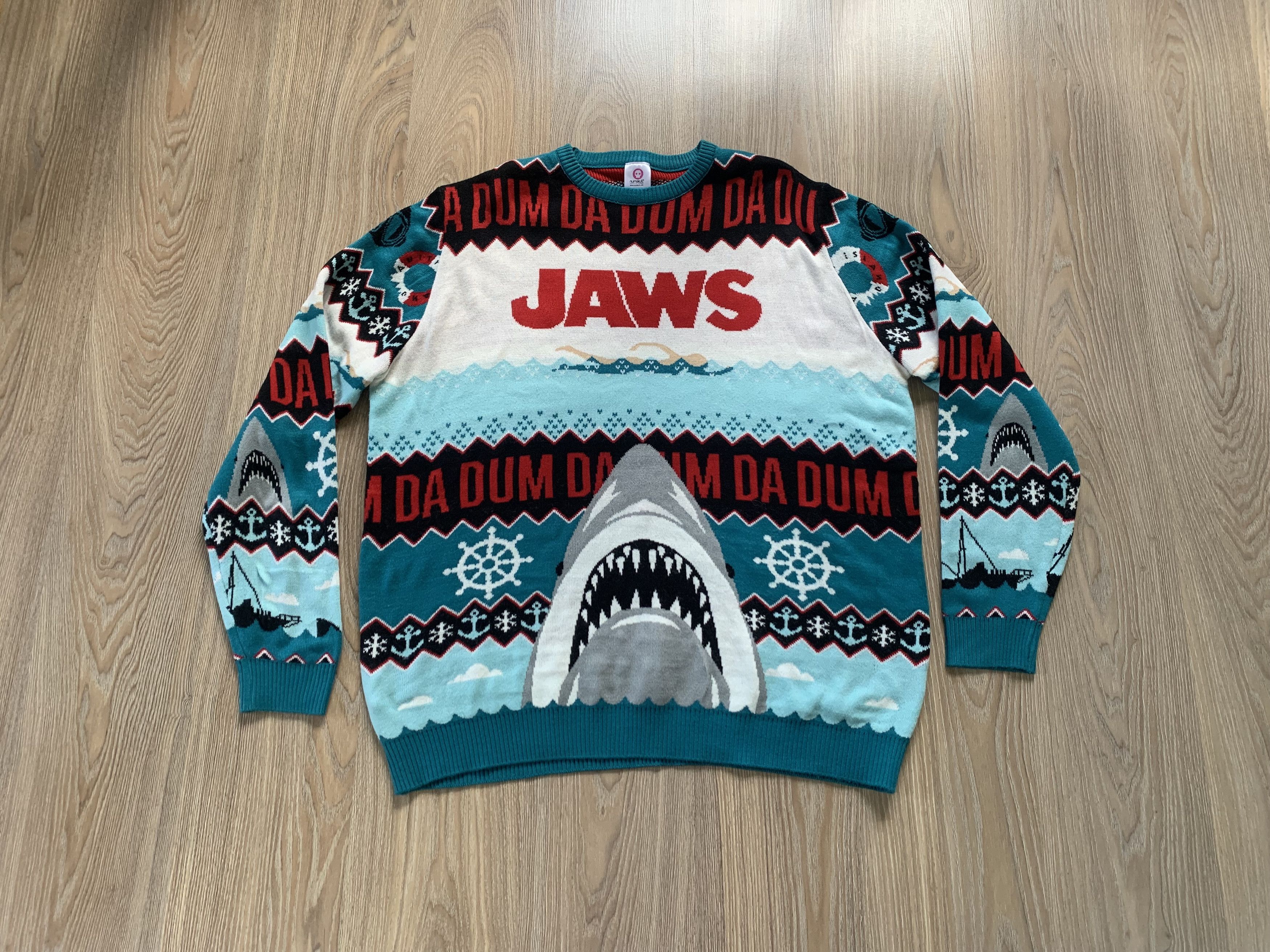 Universal Studios Numskull Jaws Printed Sweater Size US XXL / EU 58 / 5 - 1 Thumbnail