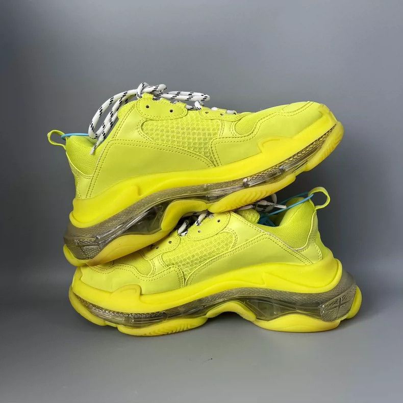 Balenciaga Balenciaga Triple Sneakers in Fluorescent Green-2505 Size US 10.5 / EU 43-44 - 3 Thumbnail