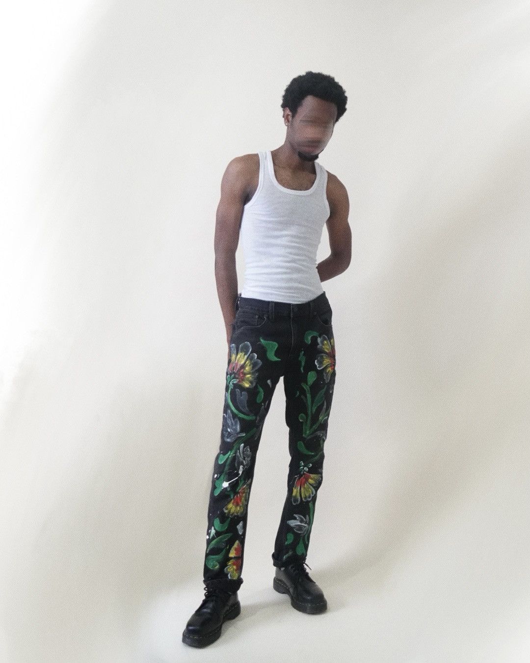 Levi's Abstract growing flower jeans Size US 32 / EU 48 - 2 Thumbnail