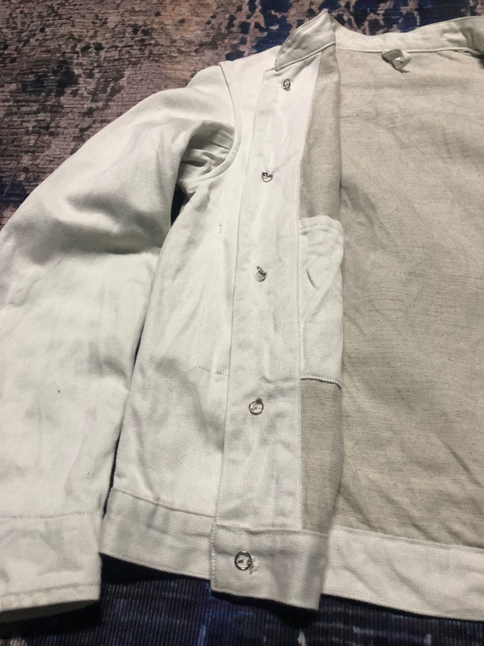 SCYE Scye Masterpiece Cotton Linen Cropped Jacket In White Size XS / US 0-2 / IT 36-38 - 8 Thumbnail
