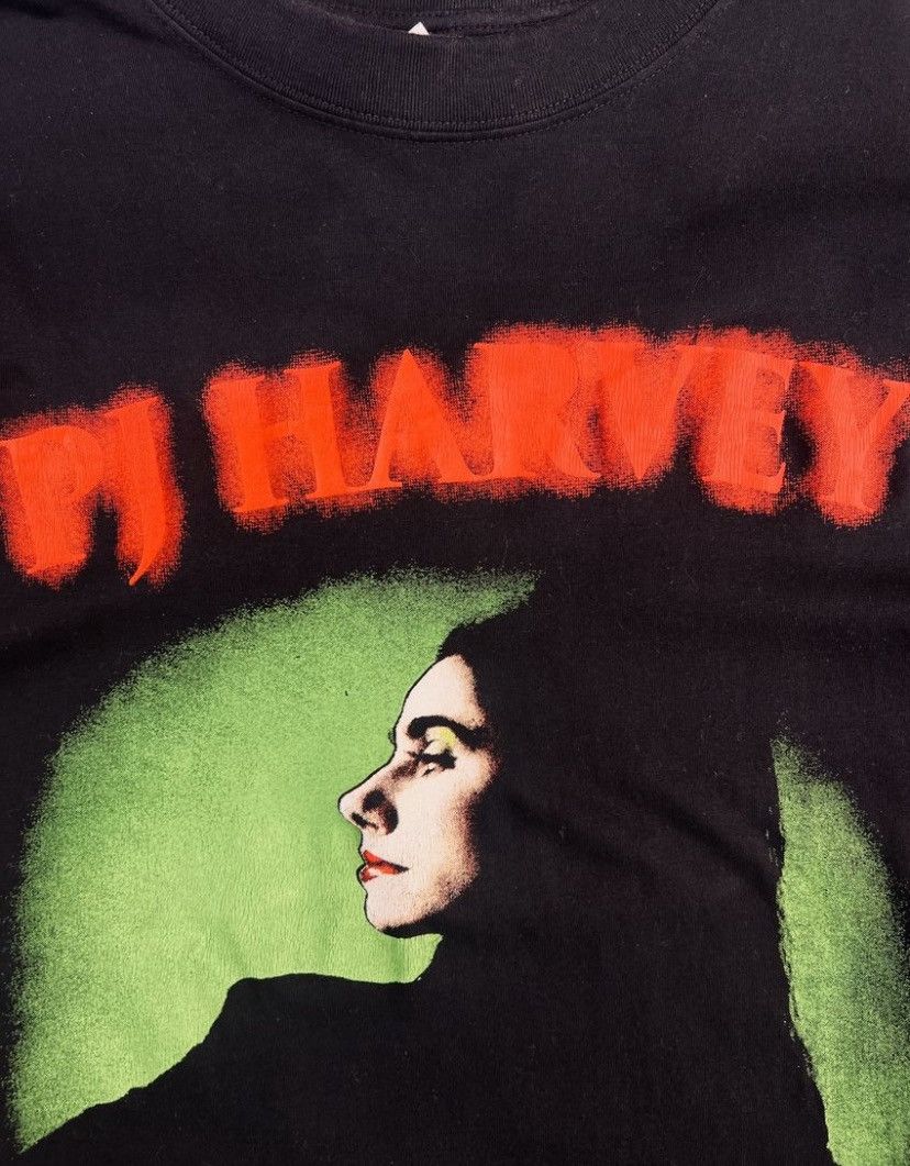 Band Tees OG Vintage 90s Long Sleeve PJ Harvey Tee Size US XL / EU 56 / 4 - 3 Thumbnail