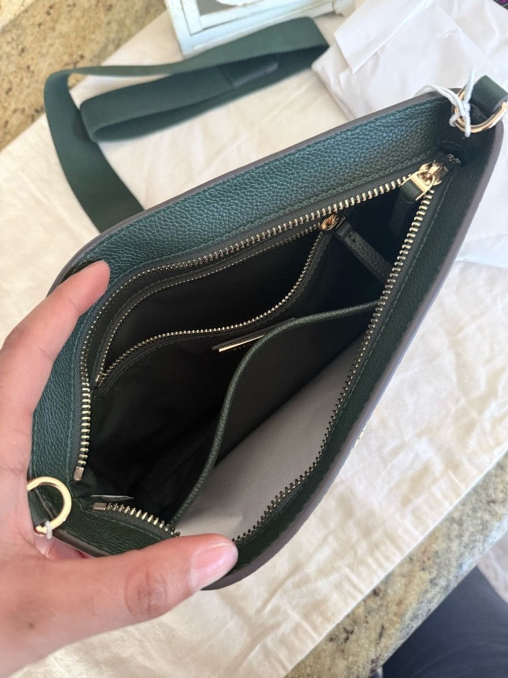 Tory Burch New Tory Burch Blake Swingpack in Basil Pebbled Leather Cros Size ONE SIZE - 8 Thumbnail