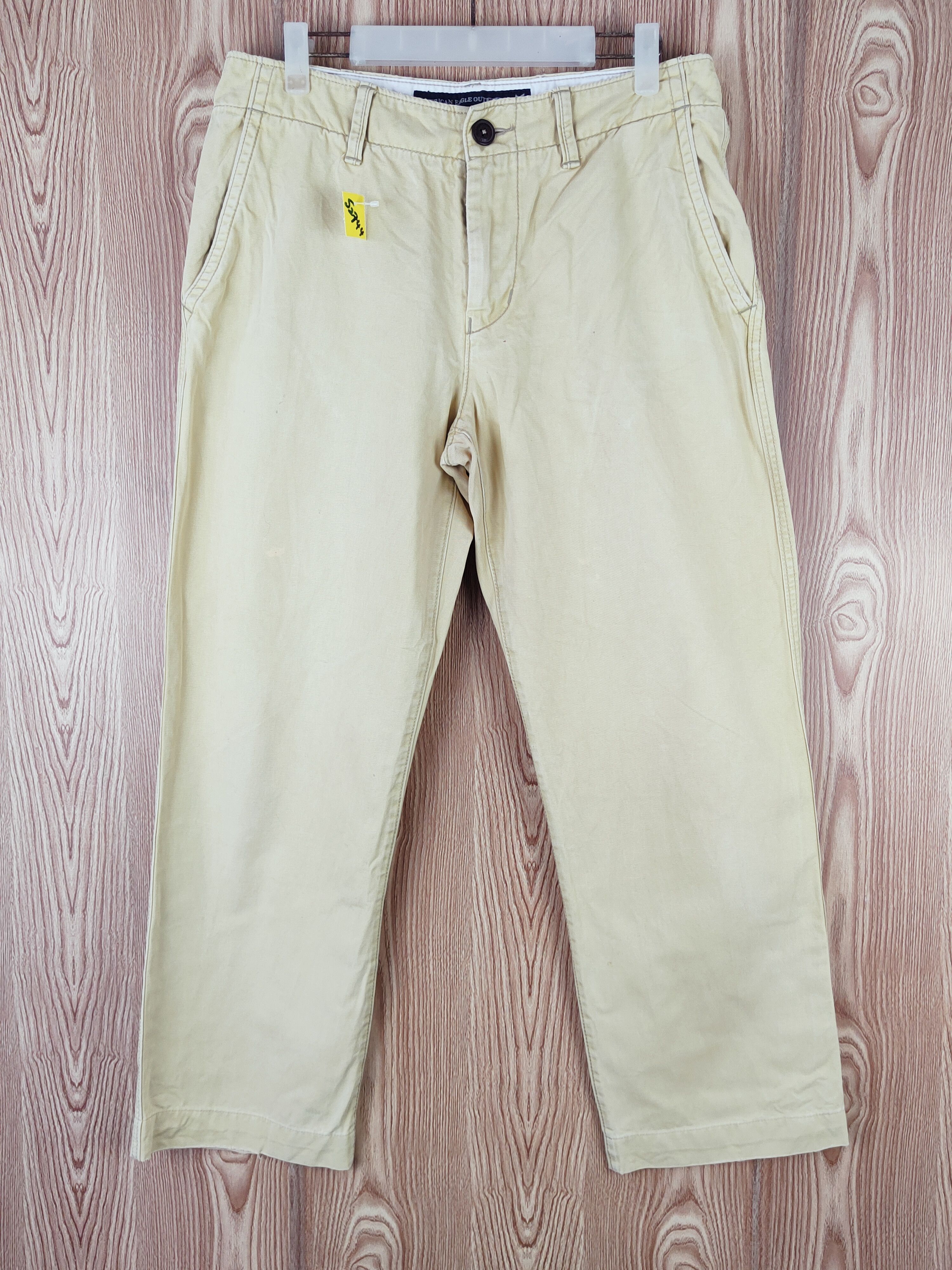 American Eagle Outfitters × Japanese Brand × Vintage American Eagle Outfitters Yellow Casual Pants #S2744 Size US 32 / EU 48 - 1 Thumbnail