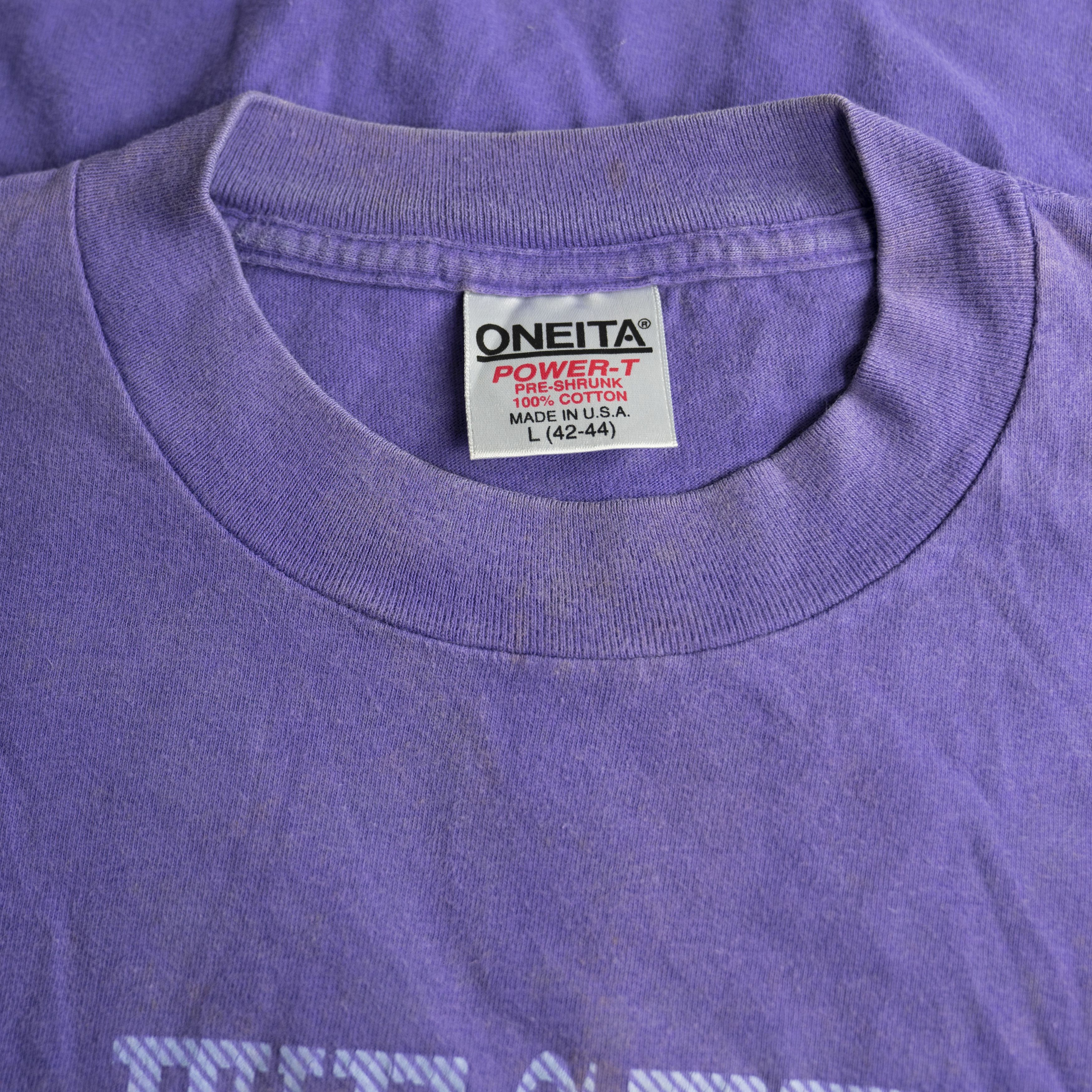 Vintage Vintage 1990's M/S Westward Faded Tee Shirt Size US L / EU 52-54 / 3 - 3 Thumbnail