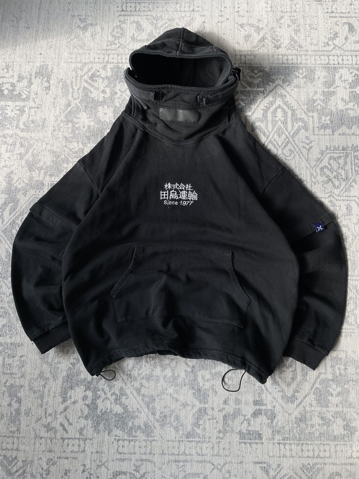 Pre-owned 11 By Boris Bidjan Saberi X Boris Bidjan Saberi 11 By Bbs Boris Bidjan Saberi Buckle Detail Hoodie Tech Wear