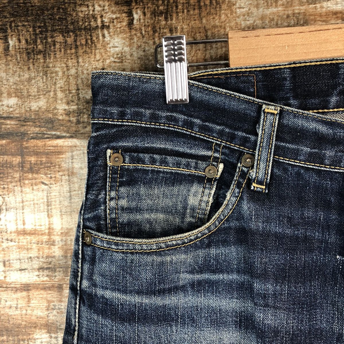 Levi's Levis 502 Blue ripped distressed Denim Pants #A2605 Size US 33 - 7 Thumbnail