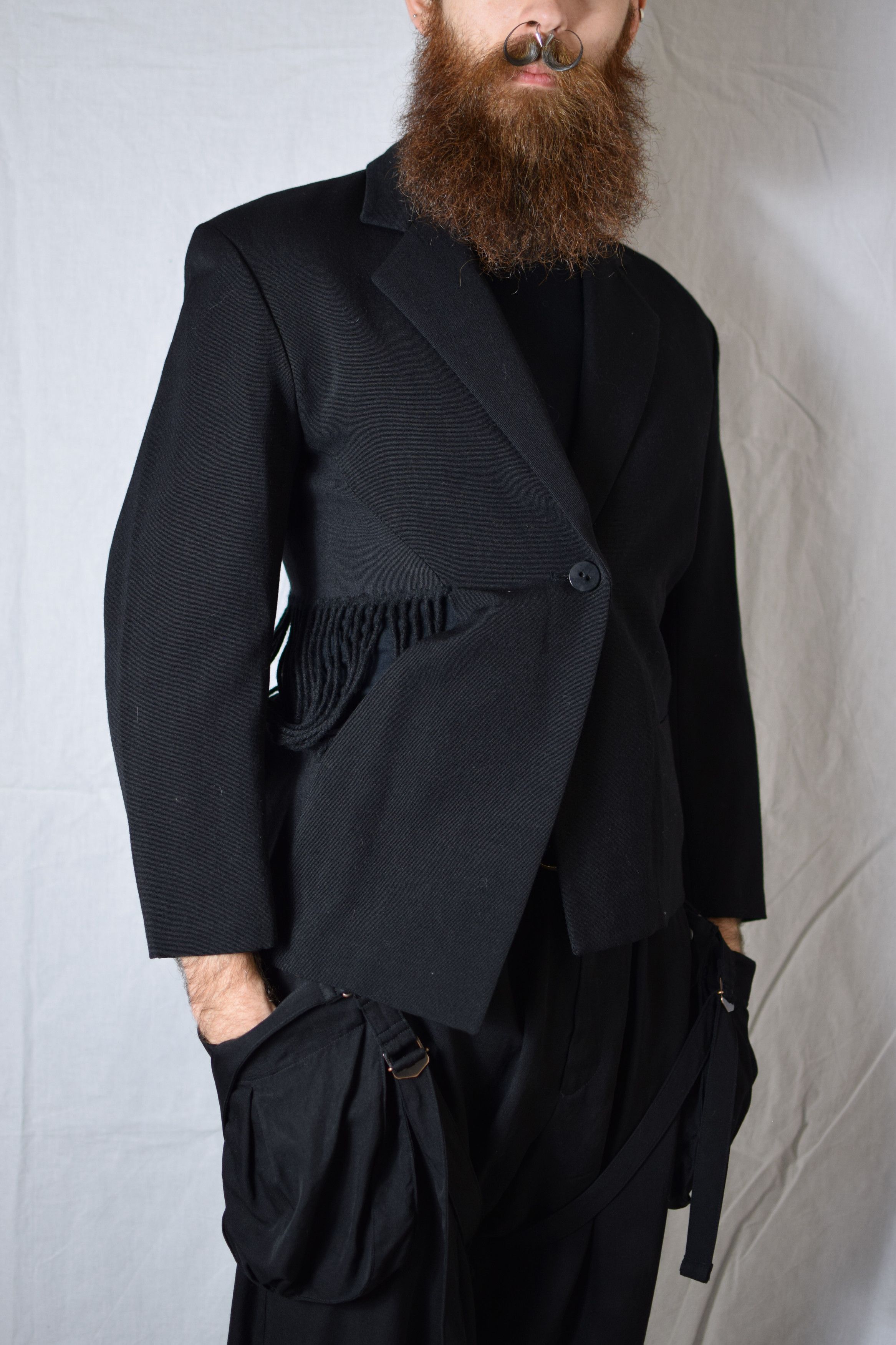 Yohji Yamamoto Yohji Yamamoto Archive Threaded Blazer - FL-J04-413 Size 48R - 1 Thumbnail