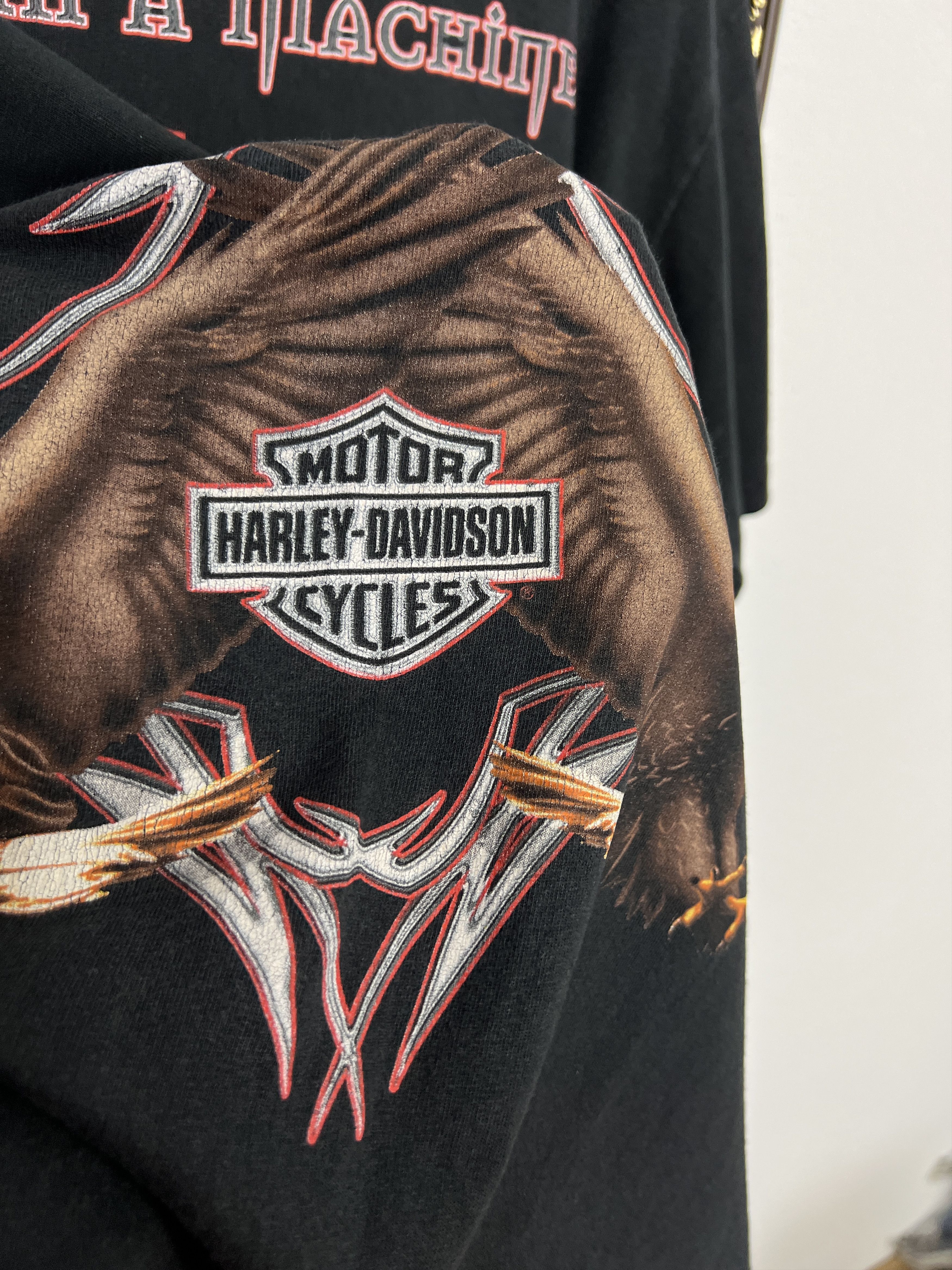 Vintage Harley Davidson More than a Machine Eagle Oslo Shirt Jersey Size US XL / EU 56 / 4 - 7 Thumbnail