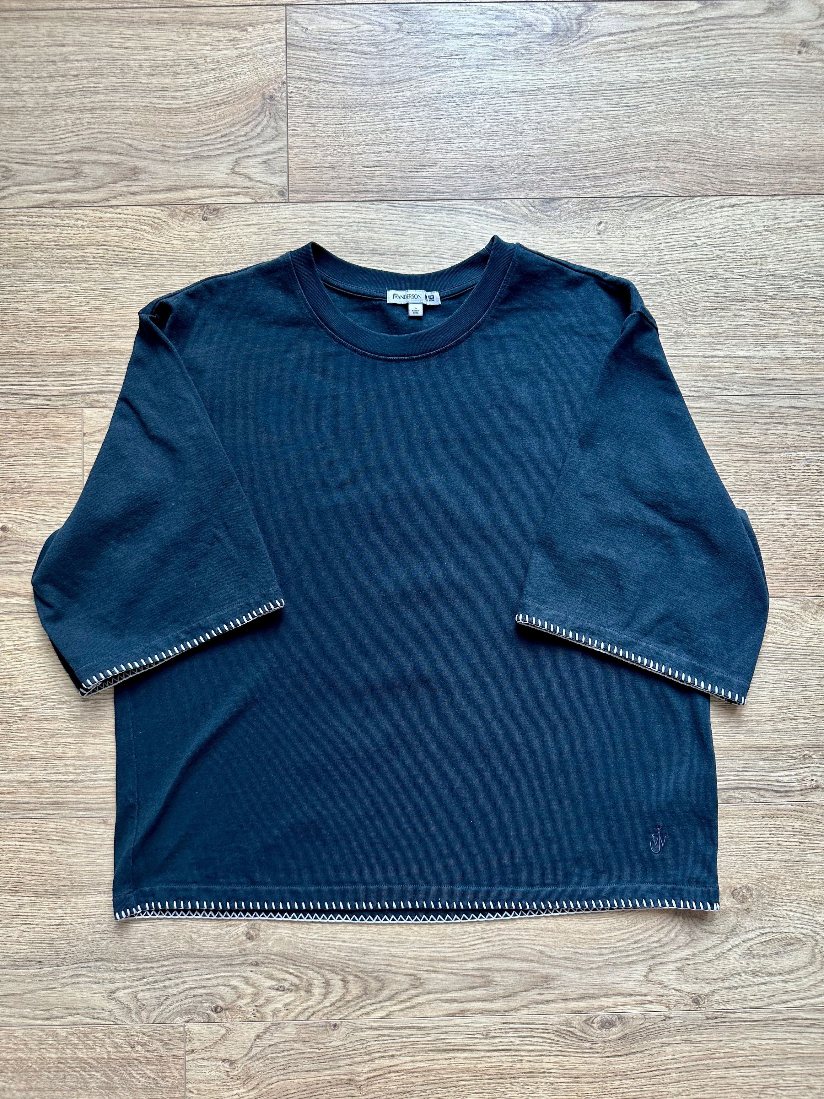 JW Anderson × Uniqlo JW Anderson x Uniqlo sweat shirt navy blue Size L / US 10 / IT 46 - 10 Thumbnail