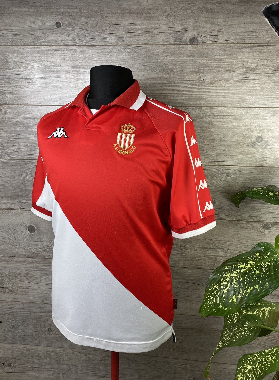 Club Monaco × Kappa × Vintage 🔥 Kappa A S Monaco Soccer tees football Home Vintage Rare Size US XL / EU 56 / 4 - 1 Thumbnail