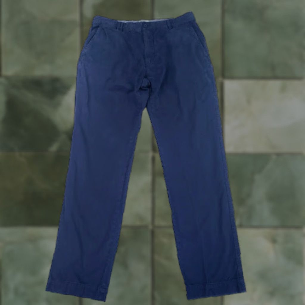 Vintage Dartmoor Men's 38 Chino Flat Front Cotton Pants Navy Blue Adult Size US 38 / EU 54 - 1 Thumbnail