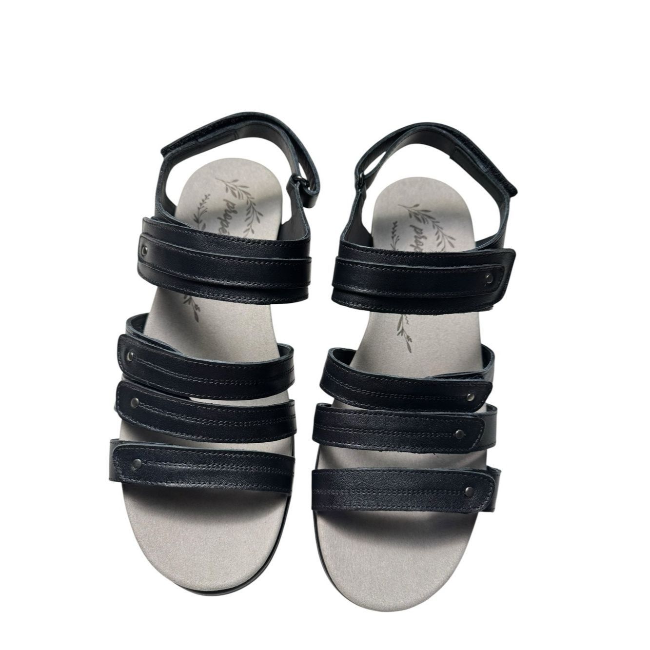 Other NWT New Propét Ainsley Wedge Black Sandals Size 11 Size US 11 / IT 41 - 4 Thumbnail