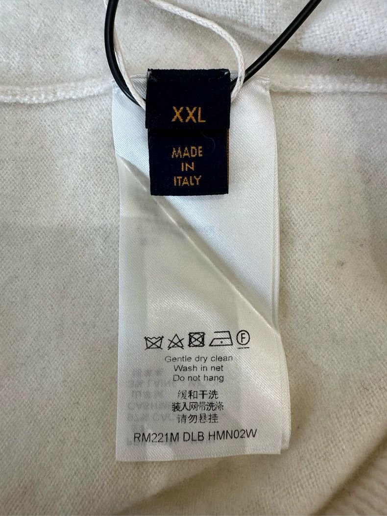 Louis Vuitton Louis Vuitton White dragon boat double-headed cashmere swea Size US XXL / EU 58 / 5 - 8 Thumbnail