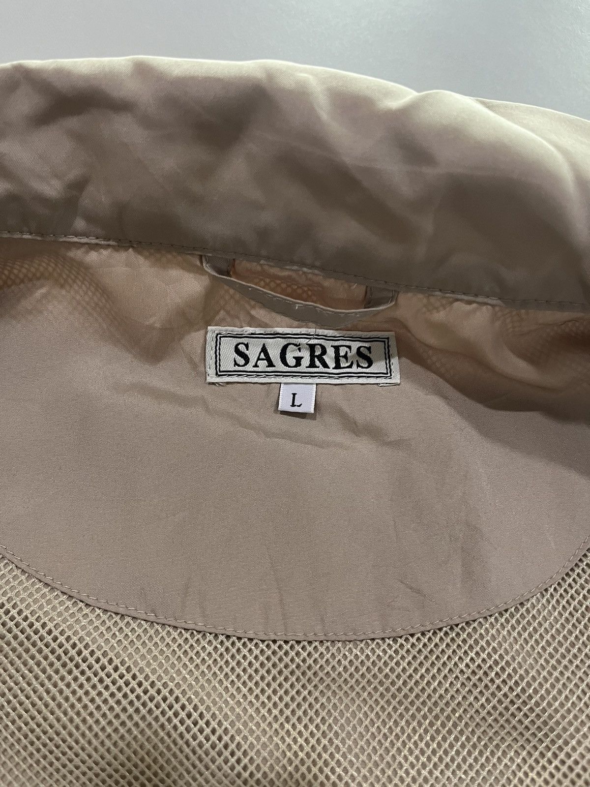 Japanese Brand Sagres Basic Nylon Vest Size US L / EU 52-54 / 3 - 5 Thumbnail